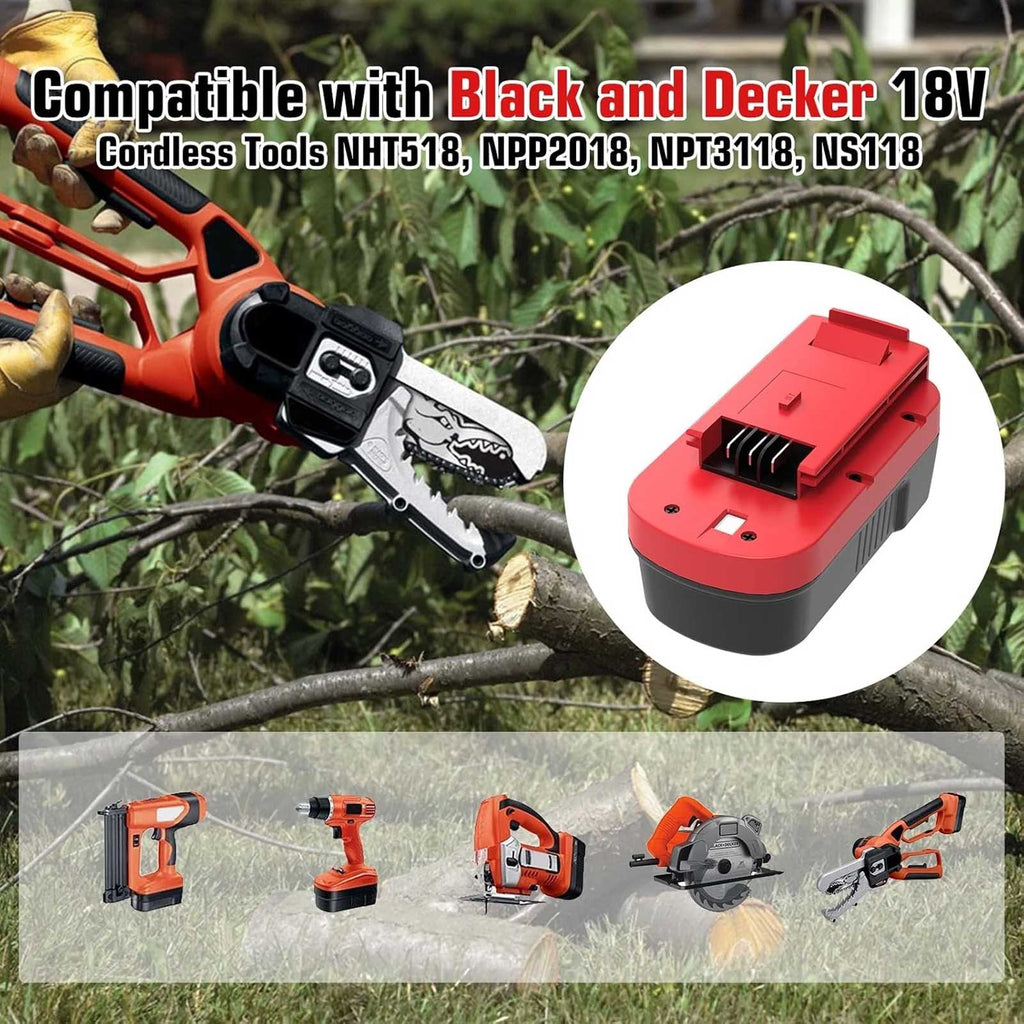 2Pack Black+Decker HPB18 18V 4.5Ah Battery Replacement Ni-MH 244760-00