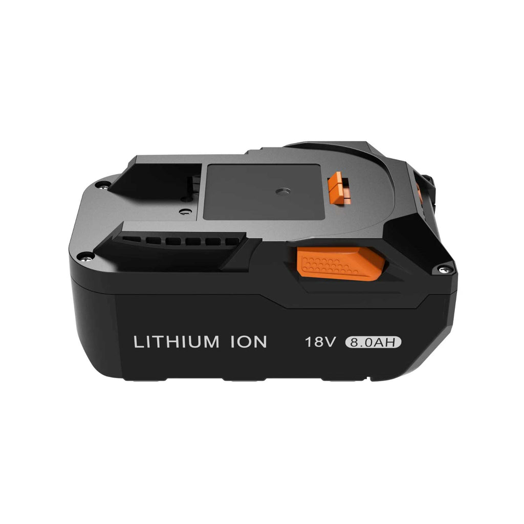 2-Pack RIDGID R840087 18V 8.0Ah Lithium-Ion Battery Replacement