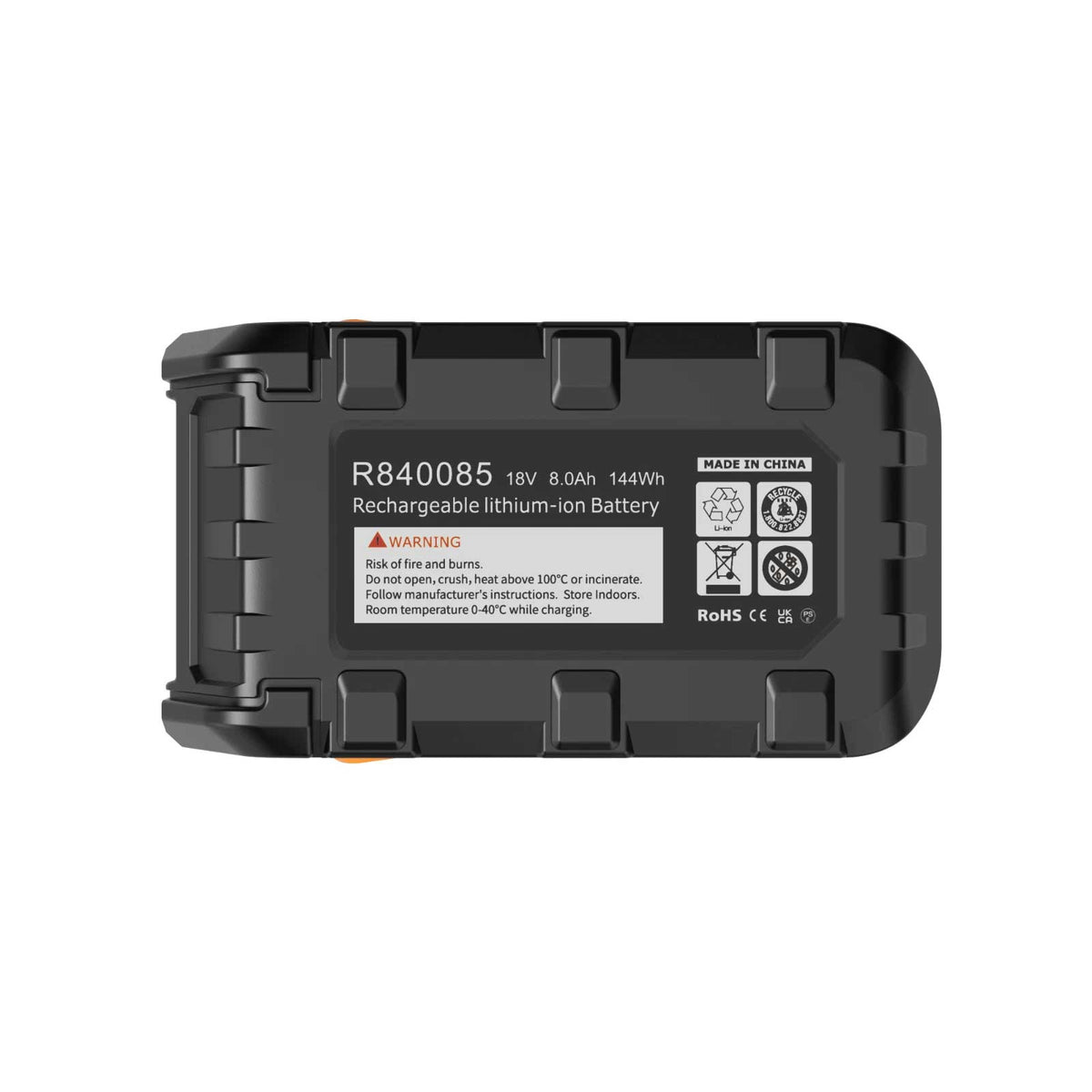 2-Pack RIDGID R840087 18V 8.0Ah Lithium-Ion Battery Replacement