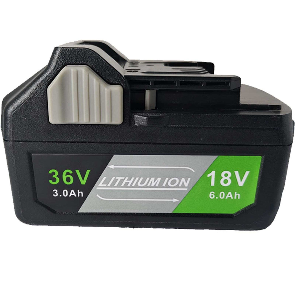 2-Pack Metabo HPT BSL36A18 18V/36V MultiVolt 6.0Ah Lithium-Ion Battery Replacement