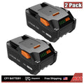 RIDGID R840087 R840085 18V 8.0Ah Battery 2-Pack Replacement