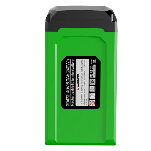 2 Pack Greenworks 40V 6.0Ah Battery 29472 29462 2901319