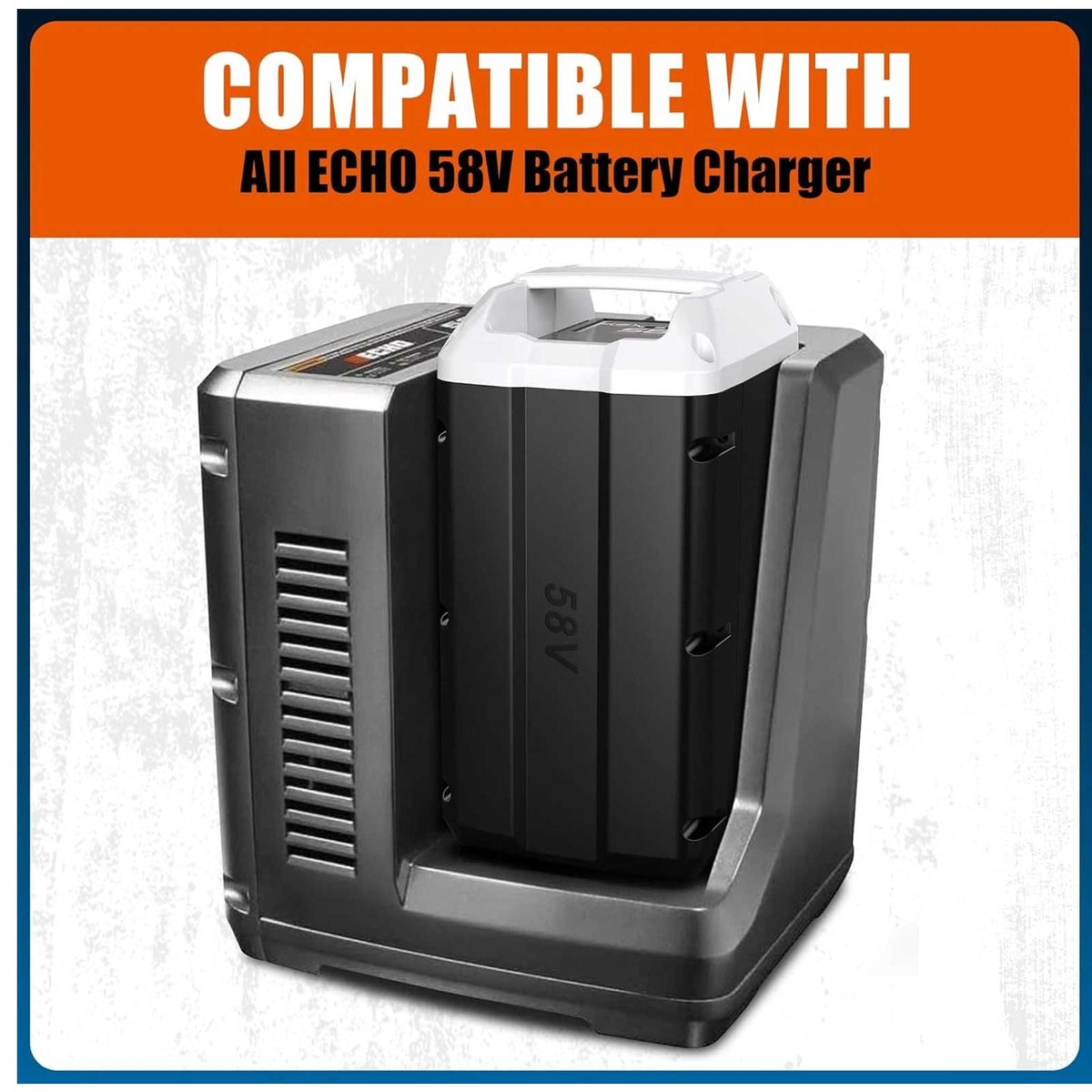 ECHO 58V 4.0Ah Lithium-Ion Battery Replacement for CBP-58V4AH Cordless Tools