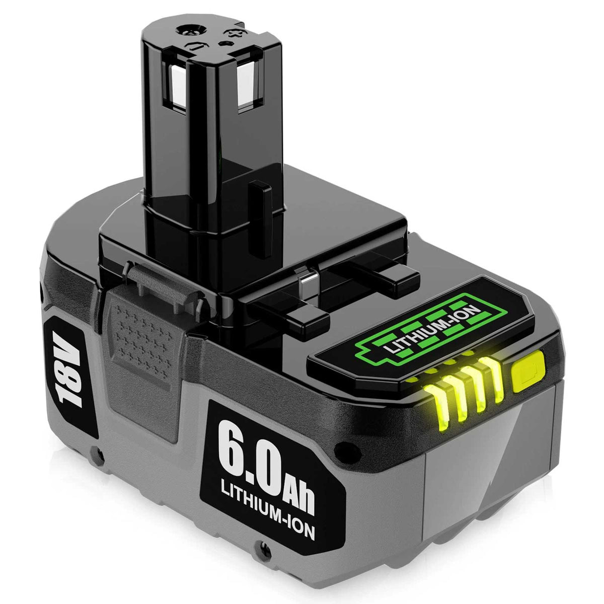 2-Pack Ryobi P108 18V 6.0Ah ONE+ Replacement Battery