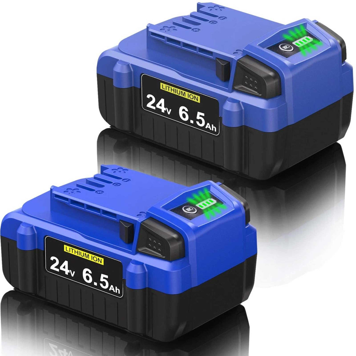 Kobalt 24V MAX 6.5Ah Battery 2-Pack KB624-03 KB524-03