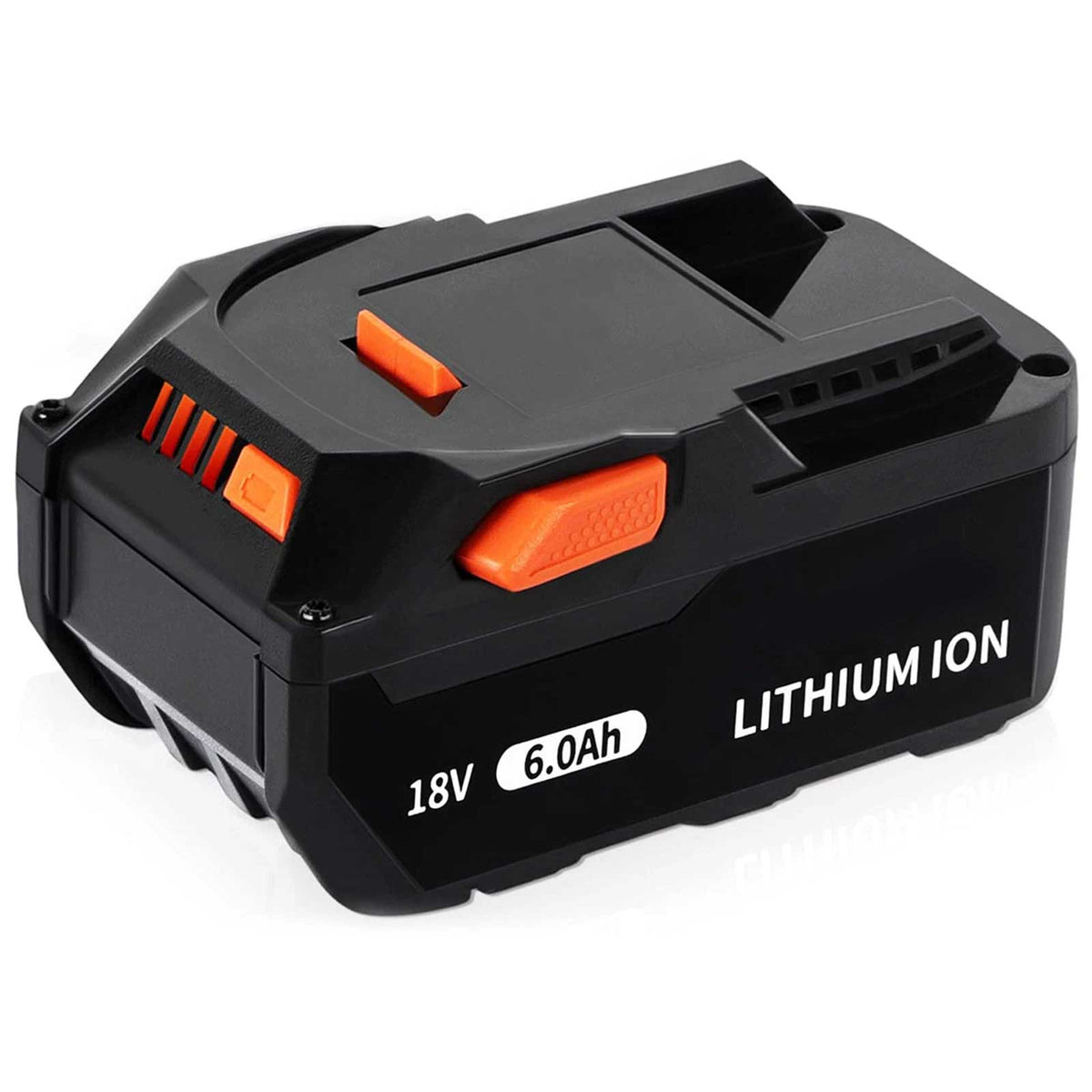 2-Pack RIDGID R840085 18V 6.0Ah Lithium-Ion Battery Replacement
